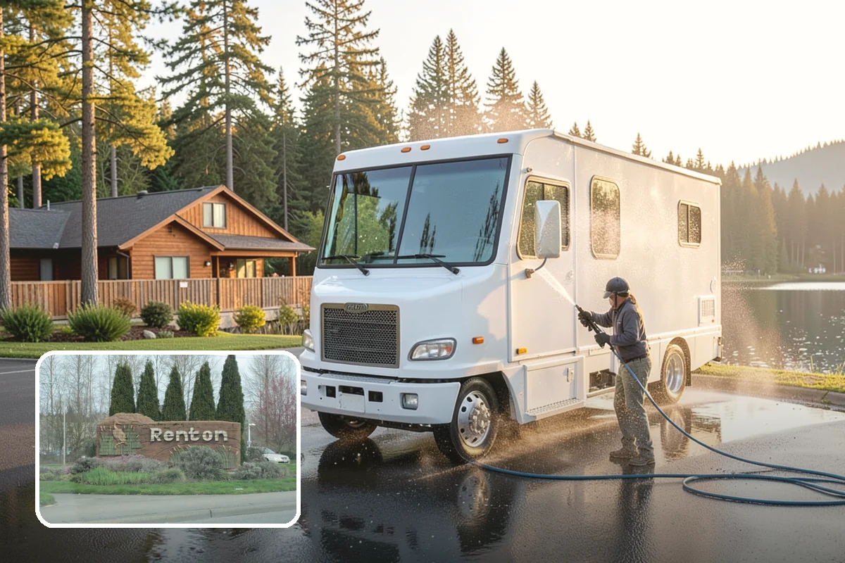 Driveway Paint Removal in Renton, King County, WA - Removes both latex and oil-based paint spills