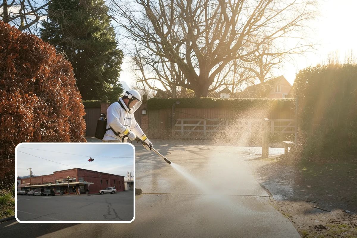 Driveway Paint Removal in Sedro-Woolley, Skagit County, WA - Removes both latex and oil-based paint spills