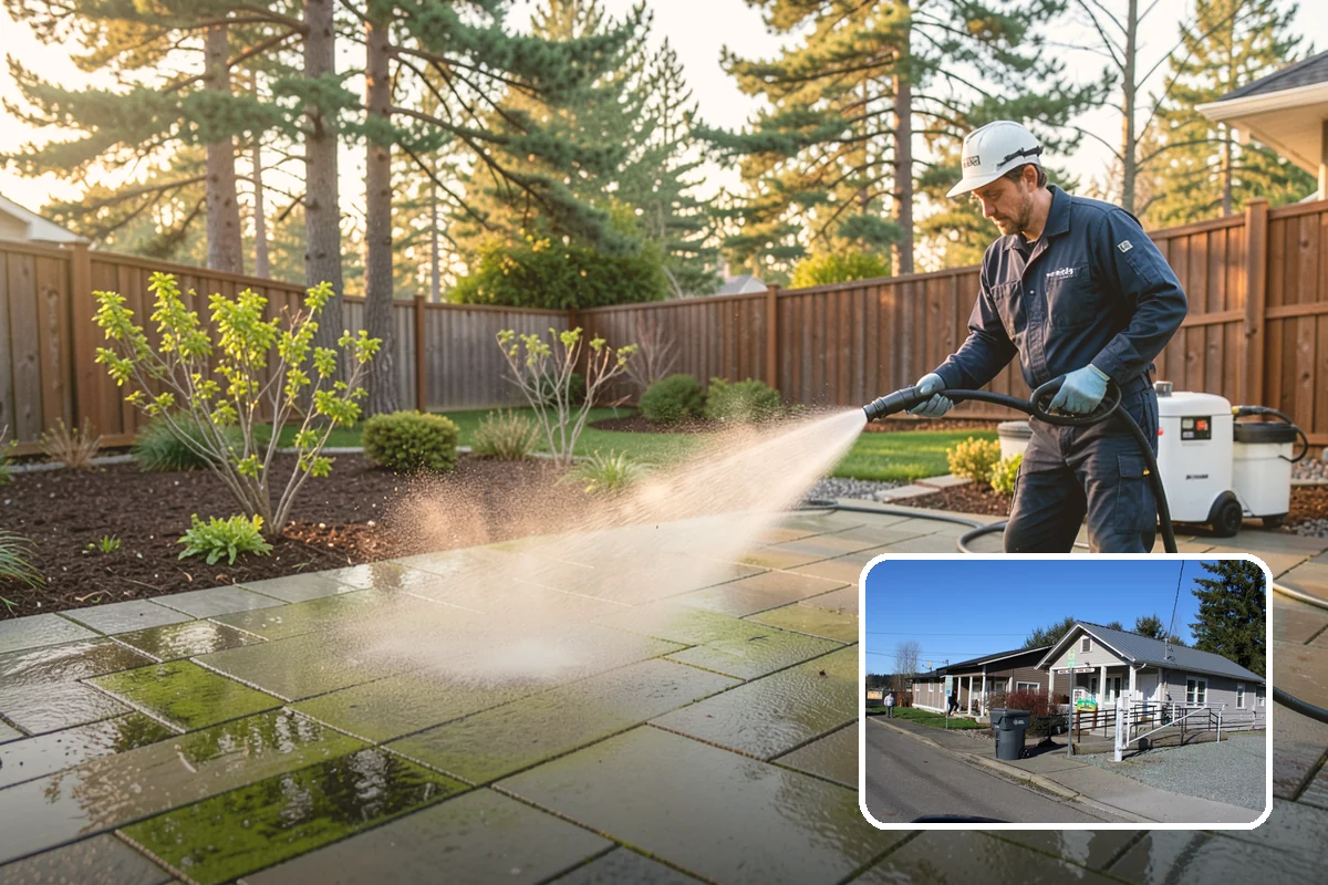 Driveway Paint Removal in South Prairie, Pierce County, WA - Removes both latex and oil-based paint spills