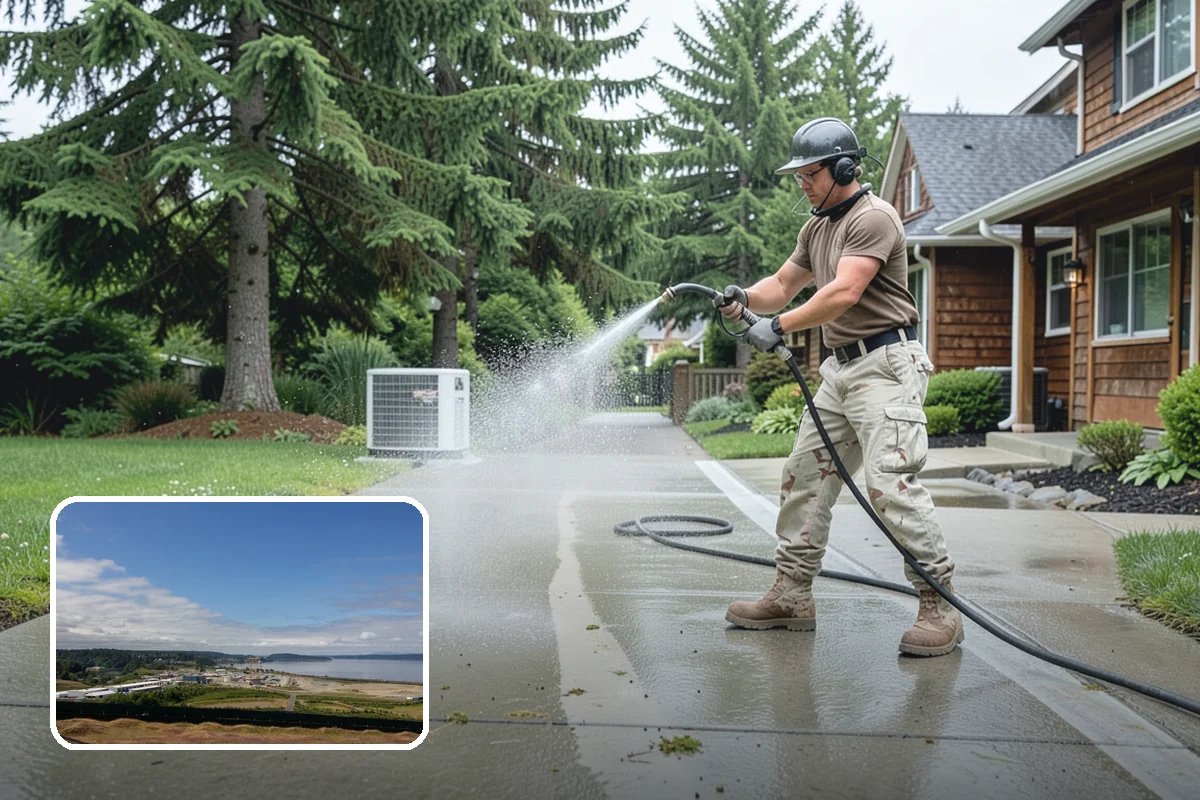 Driveway Paint Removal in University Place, Pierce County, WA - Removes both latex and oil-based paint spills
