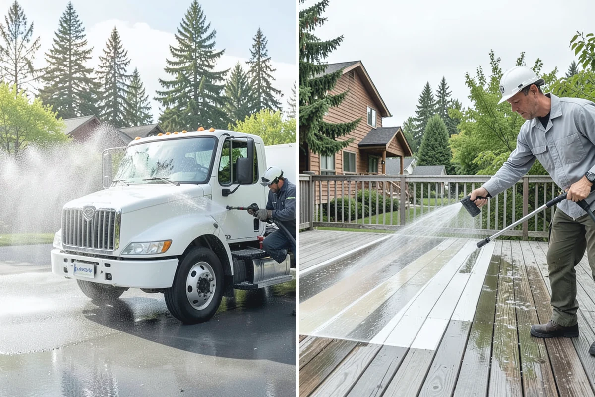 Driveway Paint Removal in Wilkeson, Pierce County, WA - Identify the paint type and extent of the spill
