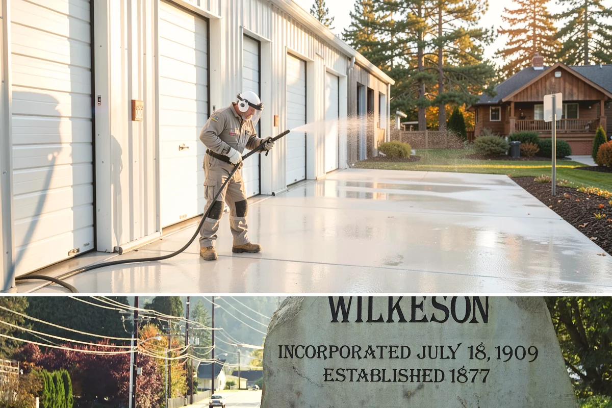 Driveway Paint Removal in Wilkeson, Pierce County, WA - Dry, mild weather lets stripping agents work without dilution and speeds surface drying.