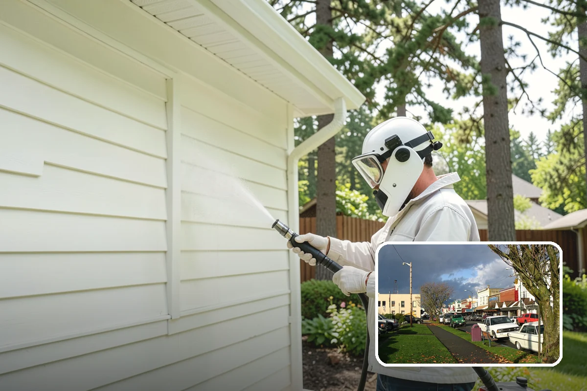 Driveway Pressure Washing in Arlington, Snohomish County, WA - Removes slippery moss and mildew for safer footing