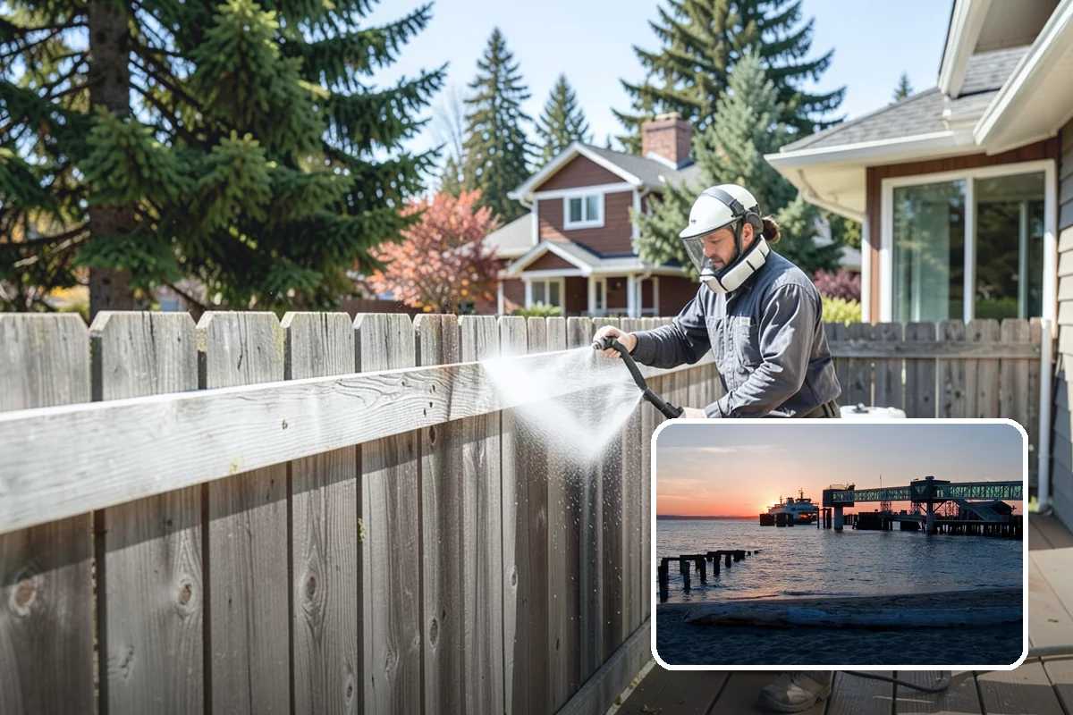 Driveway Pressure Washing in Edmonds, Snohomish County, WA - Removes slippery moss and mildew for safer footing