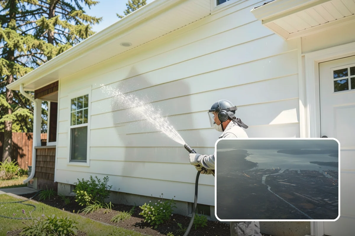 Driveway Pressure Washing in Fife, Pierce County, WA - Removes slippery moss and mildew for safer footing