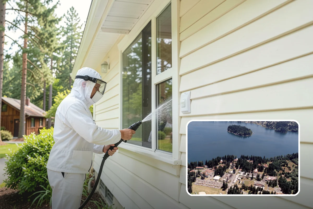 Driveway Pressure Washing in Lakewood, Pierce County, WA - Removes slippery moss and mildew for safer footing