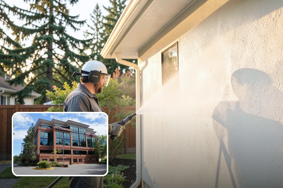 Driveway Pressure Washing in Mountlake Terrace, Snohomish County, WA - Removes slippery moss and mildew for safer footing