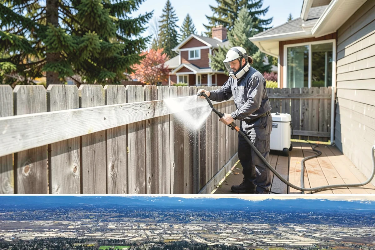 Driveway Pressure Washing in SeaTac, King County, WA - Spring is popular for clearing a winter's worth of moss, though dry summer days work equally well.