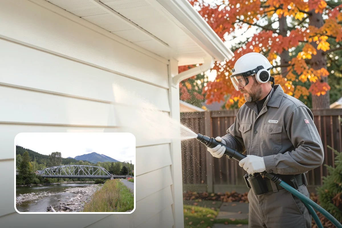 Driveway Pressure Washing in Skykomish, King County, WA - Removes slippery moss and mildew for safer footing