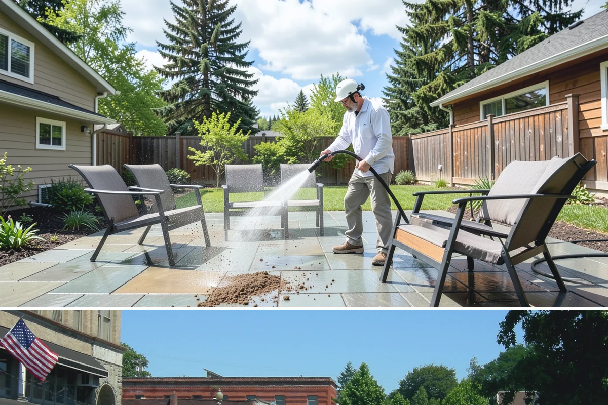 Driveway Pressure Washing in Snohomish, Snohomish County, WA - Spring is popular for clearing a winter's worth of moss, though dry summer days work equally well.