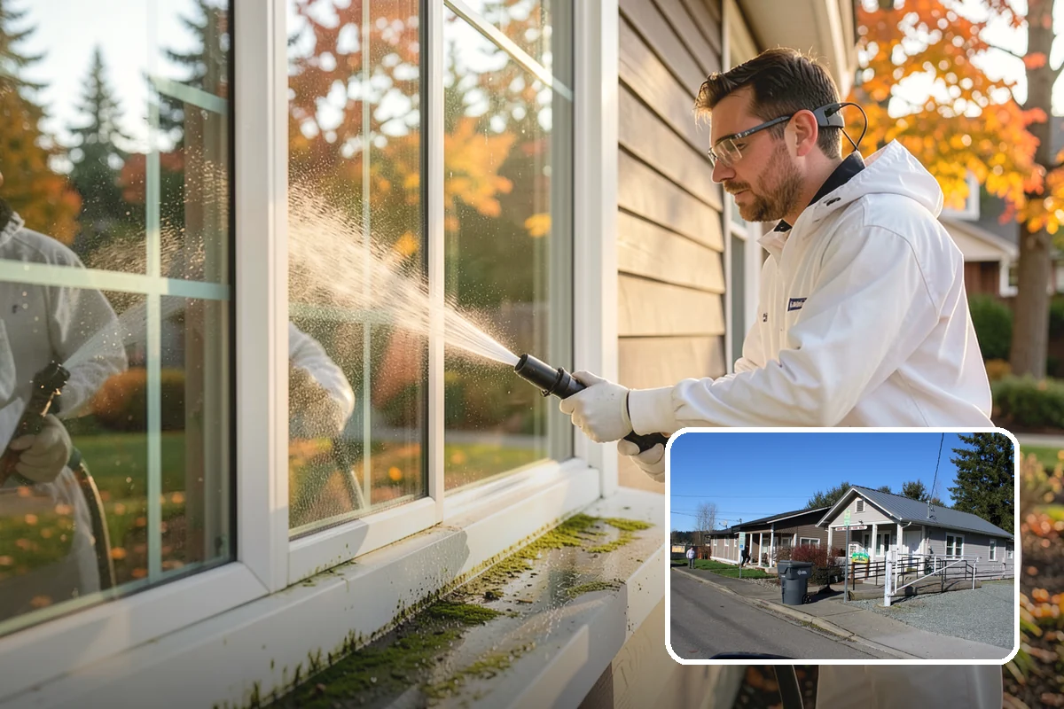 Driveway Pressure Washing in South Prairie, Pierce County, WA - Removes slippery moss and mildew for safer footing