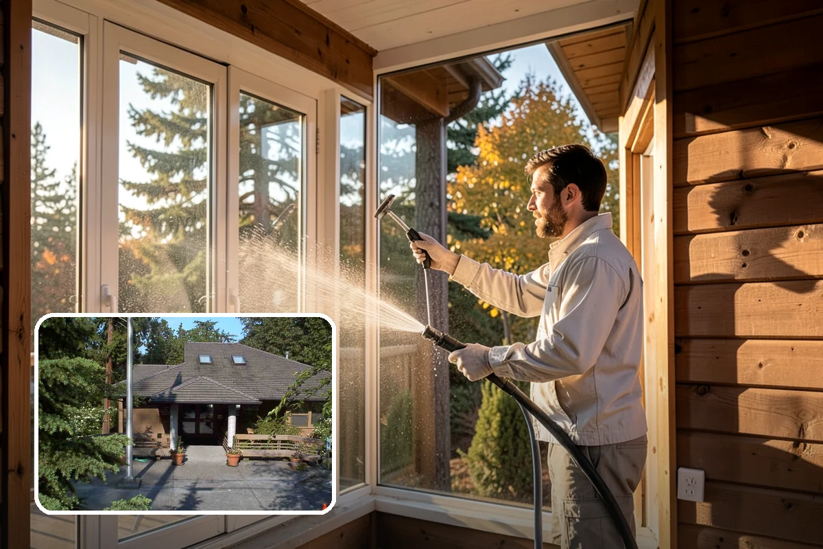 Driveway Pressure Washing in Yarrow Point, King County, WA - Removes slippery moss and mildew for safer footing