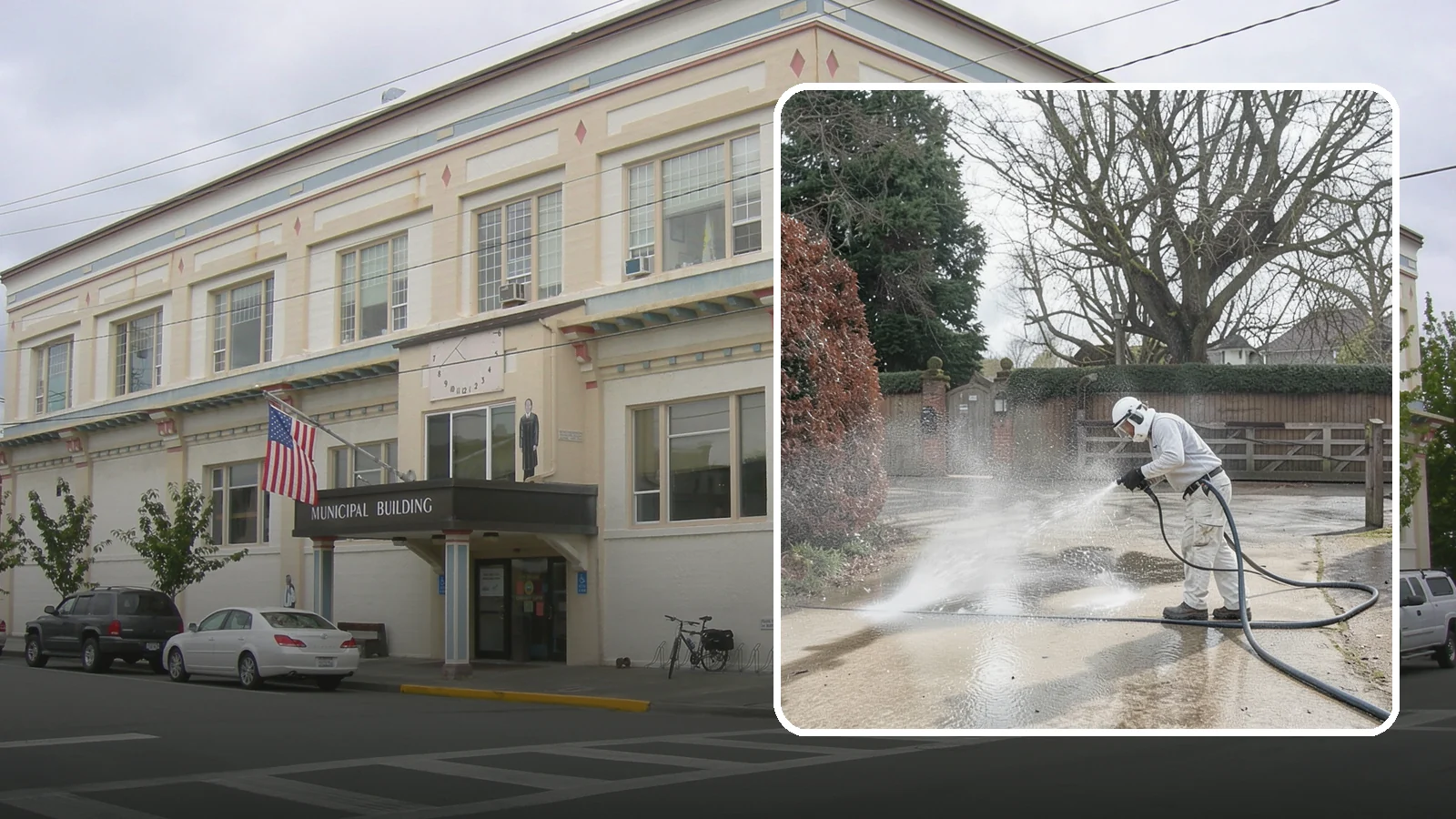 Driveway Restoration Cleaning in Anacortes, Skagit County, WA - Intensive restoration cleaning that revives severely neglected or heavily stained Washington driveways.