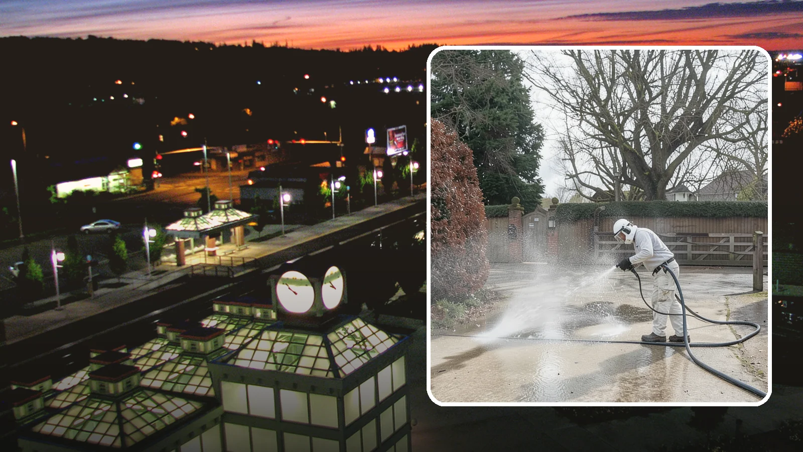 Driveway Restoration Cleaning in Auburn, King County, WA - Intensive restoration cleaning that revives severely neglected or heavily stained Washington driveways.