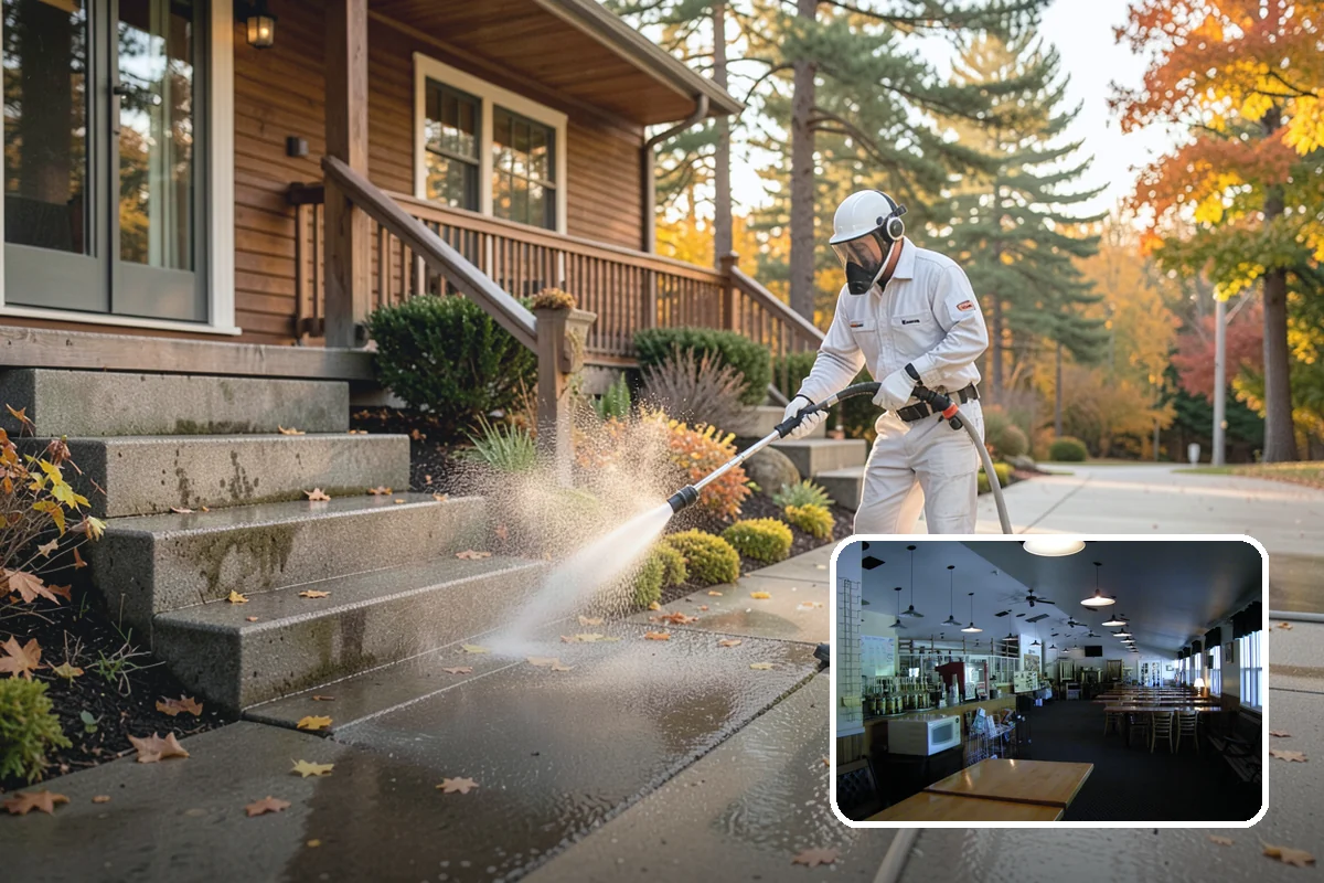 Driveway Restoration Cleaning in Black Diamond, King County, WA - Revives heavily neglected and stained driveways