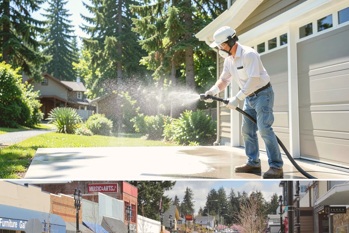 Driveway Restoration Cleaning in Bothell, King County, WA - Plan restoration work for the dry season when multiple treatment stages can proceed without rain delays.