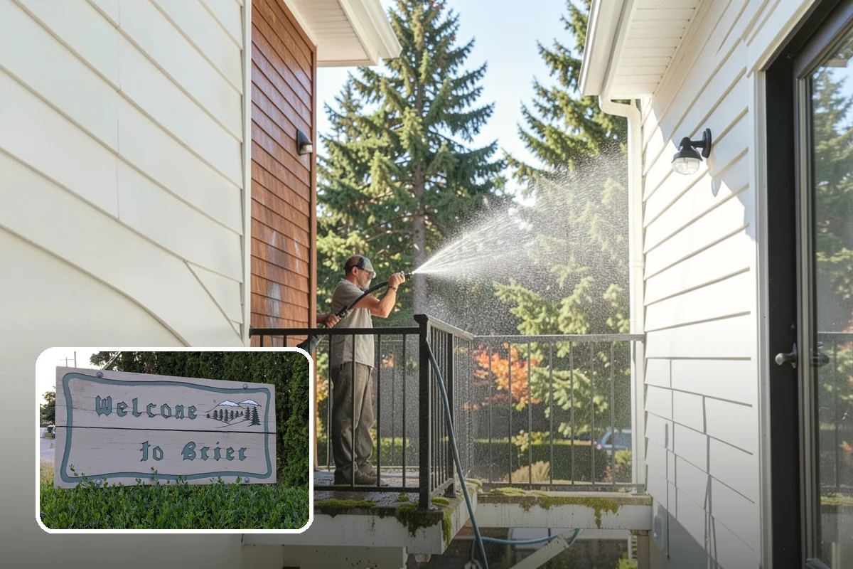 Driveway Restoration Cleaning in Brier, Snohomish County, WA - Revives heavily neglected and stained driveways