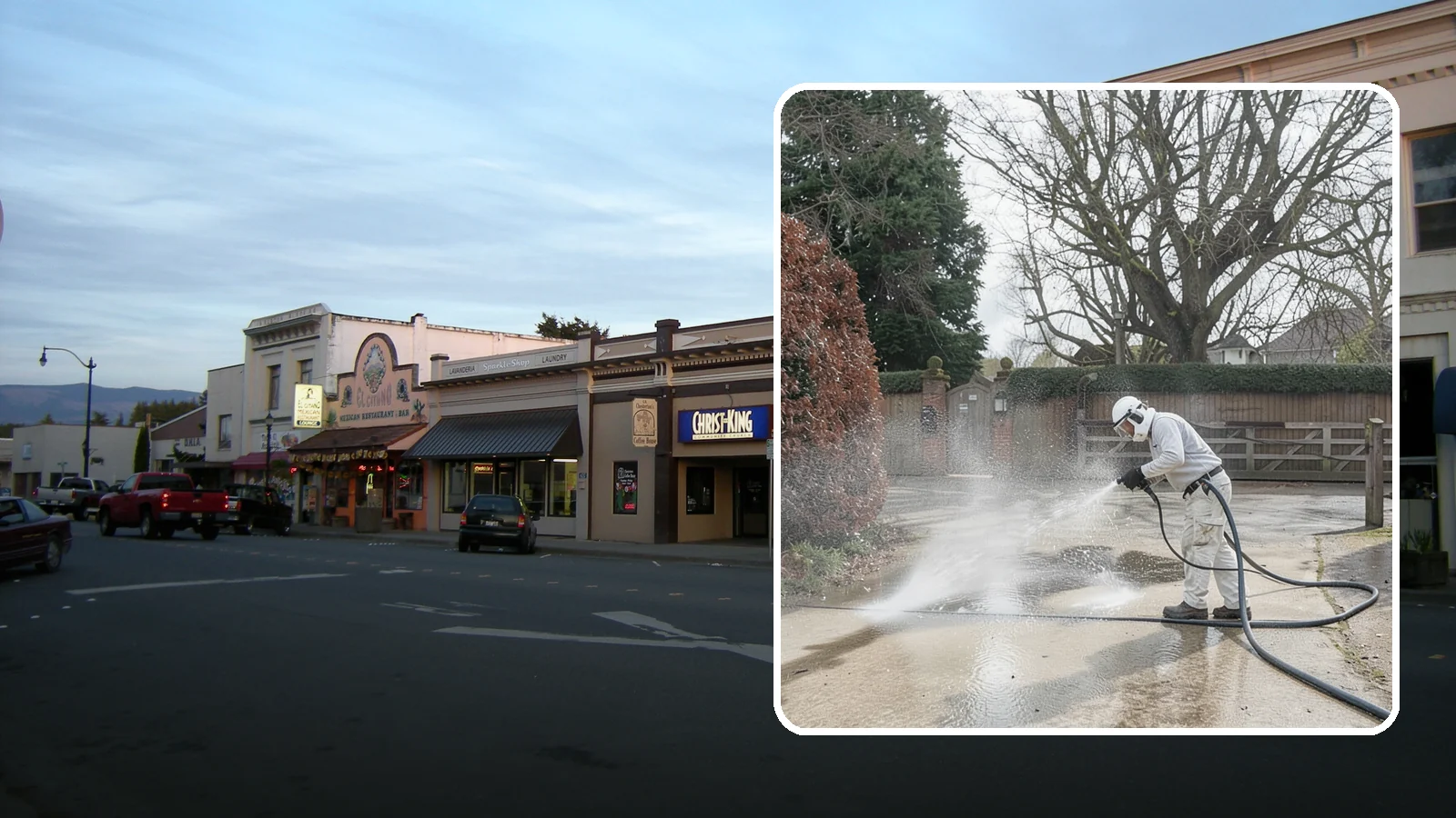 Driveway Restoration Cleaning in Burlington, Skagit County, WA - Intensive restoration cleaning that revives severely neglected or heavily stained Washington driveways.