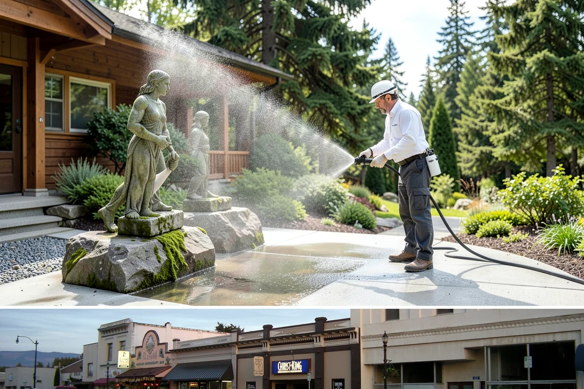 Driveway Restoration Cleaning in Burlington, Skagit County, WA - Plan restoration work for the dry season when multiple treatment stages can proceed without rain delays.