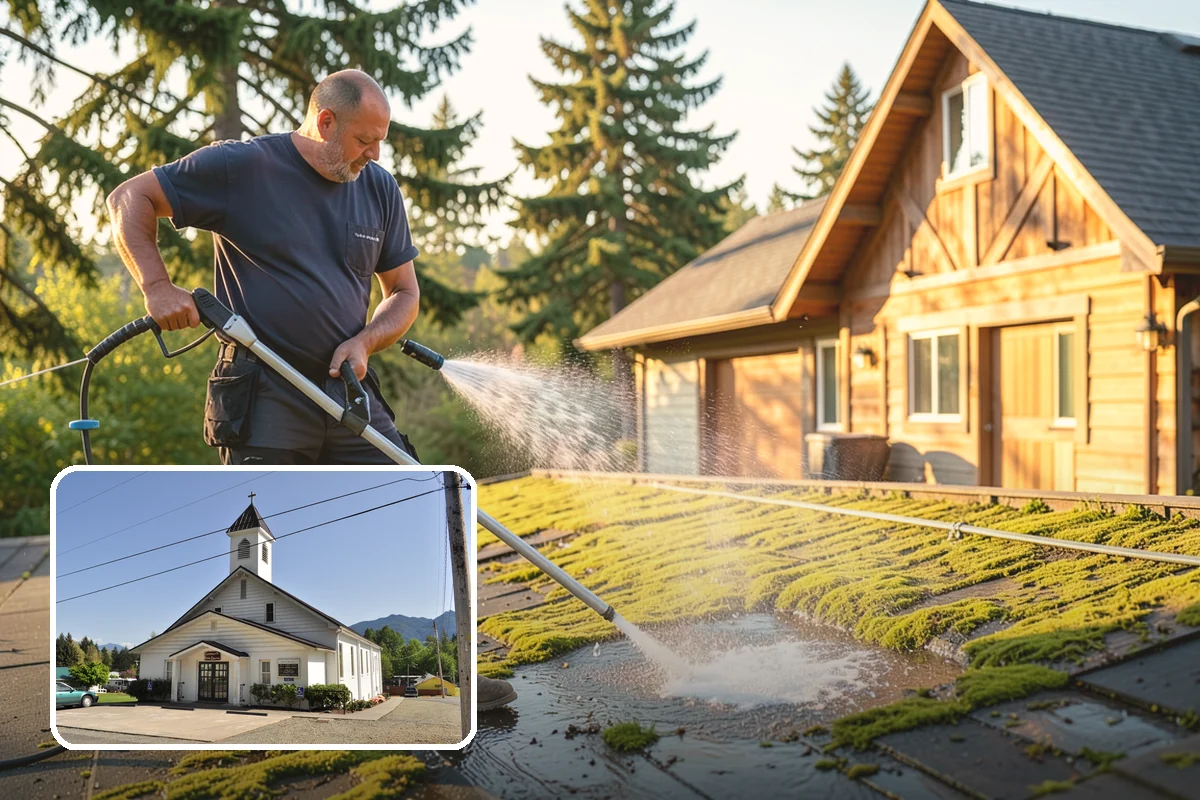 Driveway Restoration Cleaning in Concrete, Skagit County, WA - Revives heavily neglected and stained driveways