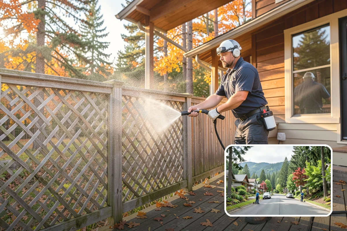 Driveway Restoration Cleaning in Darrington, Snohomish County, WA - Revives heavily neglected and stained driveways