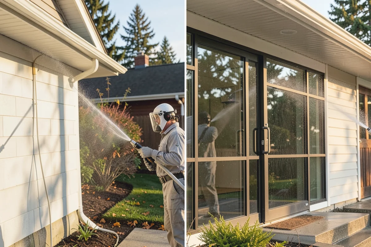Driveway Restoration Cleaning in Des Moines, King County, WA - Assess all forms of staining, growth, and grime present