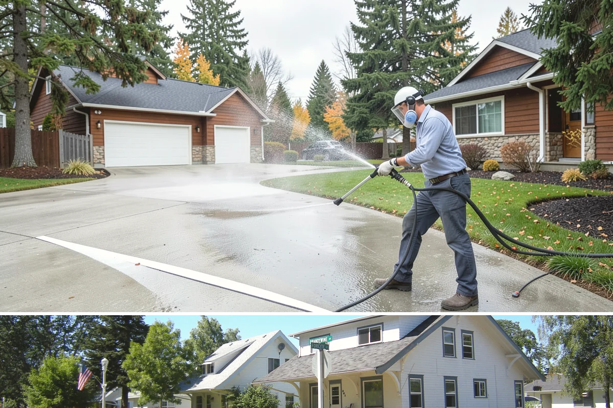 Driveway Restoration Cleaning in DuPont, Pierce County, WA - Plan restoration work for the dry season when multiple treatment stages can proceed without rain delays.