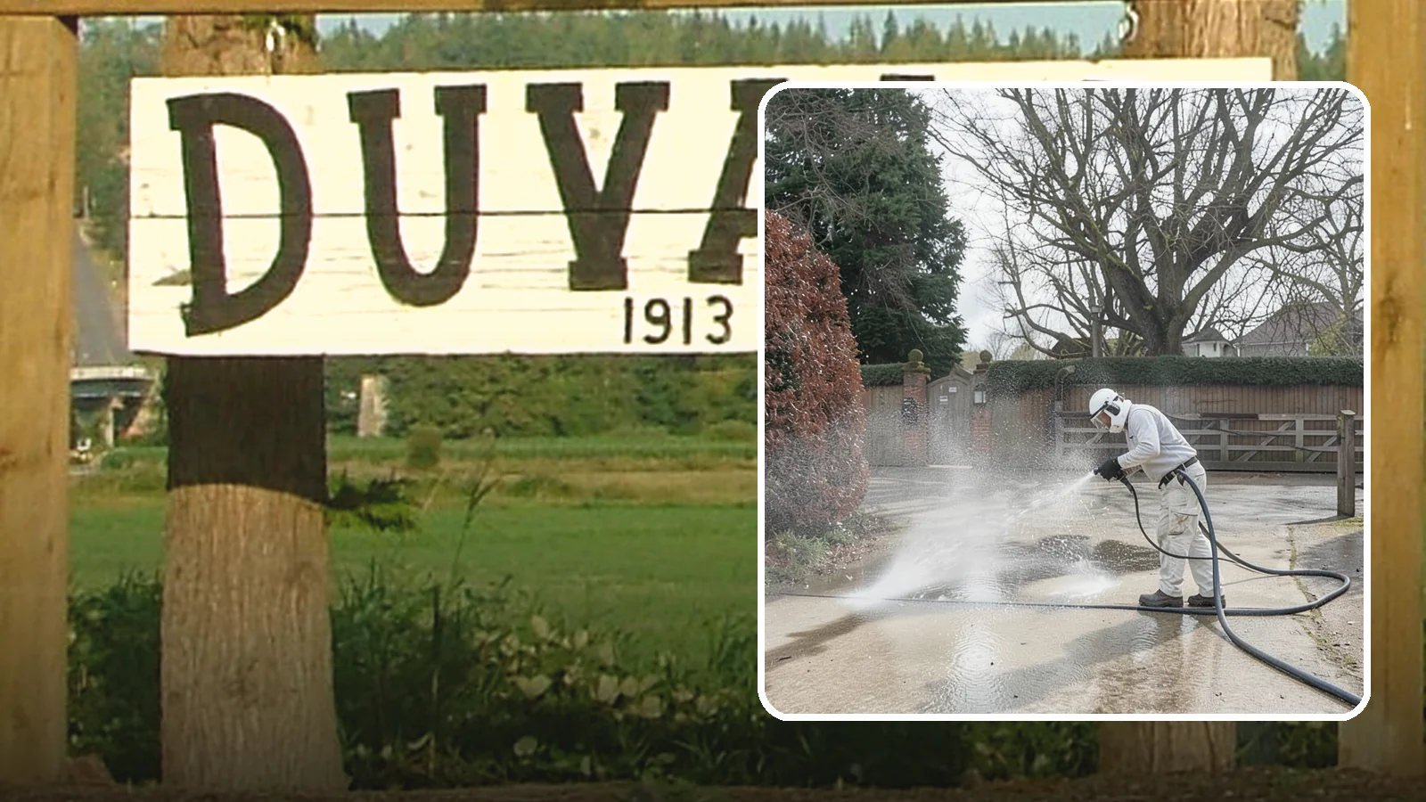 Driveway Restoration Cleaning in Duvall, King County, WA - Intensive restoration cleaning that revives severely neglected or heavily stained Washington driveways.