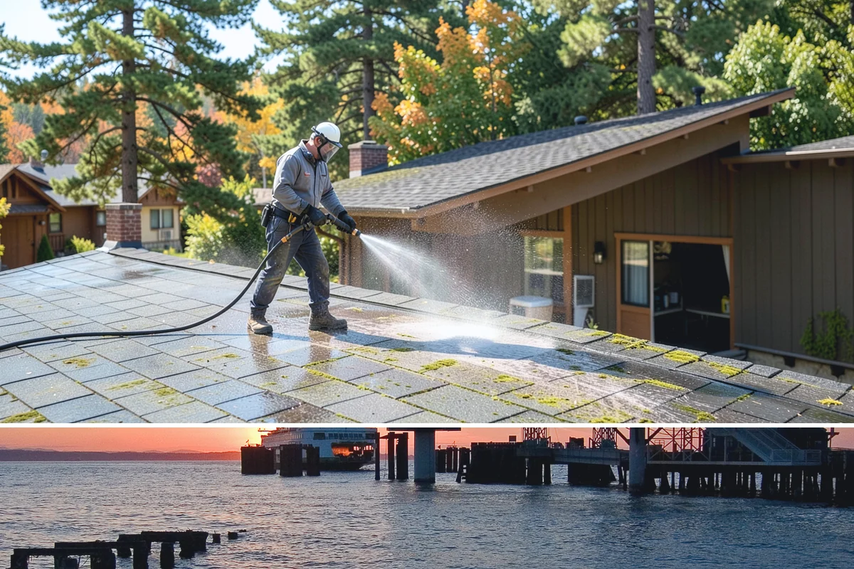 Driveway Restoration Cleaning in Edmonds, Snohomish County, WA - Plan restoration work for the dry season when multiple treatment stages can proceed without rain delays.