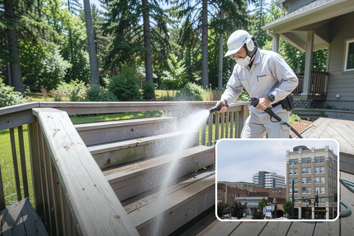 Driveway Restoration Cleaning in Everett, Snohomish County, WA - Revives heavily neglected and stained driveways
