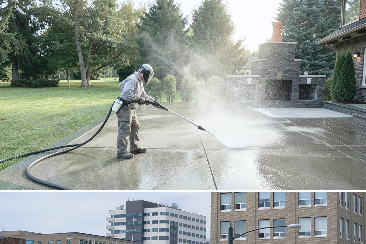 Driveway Restoration Cleaning in Everett, Snohomish County, WA - Plan restoration work for the dry season when multiple treatment stages can proceed without rain delays.