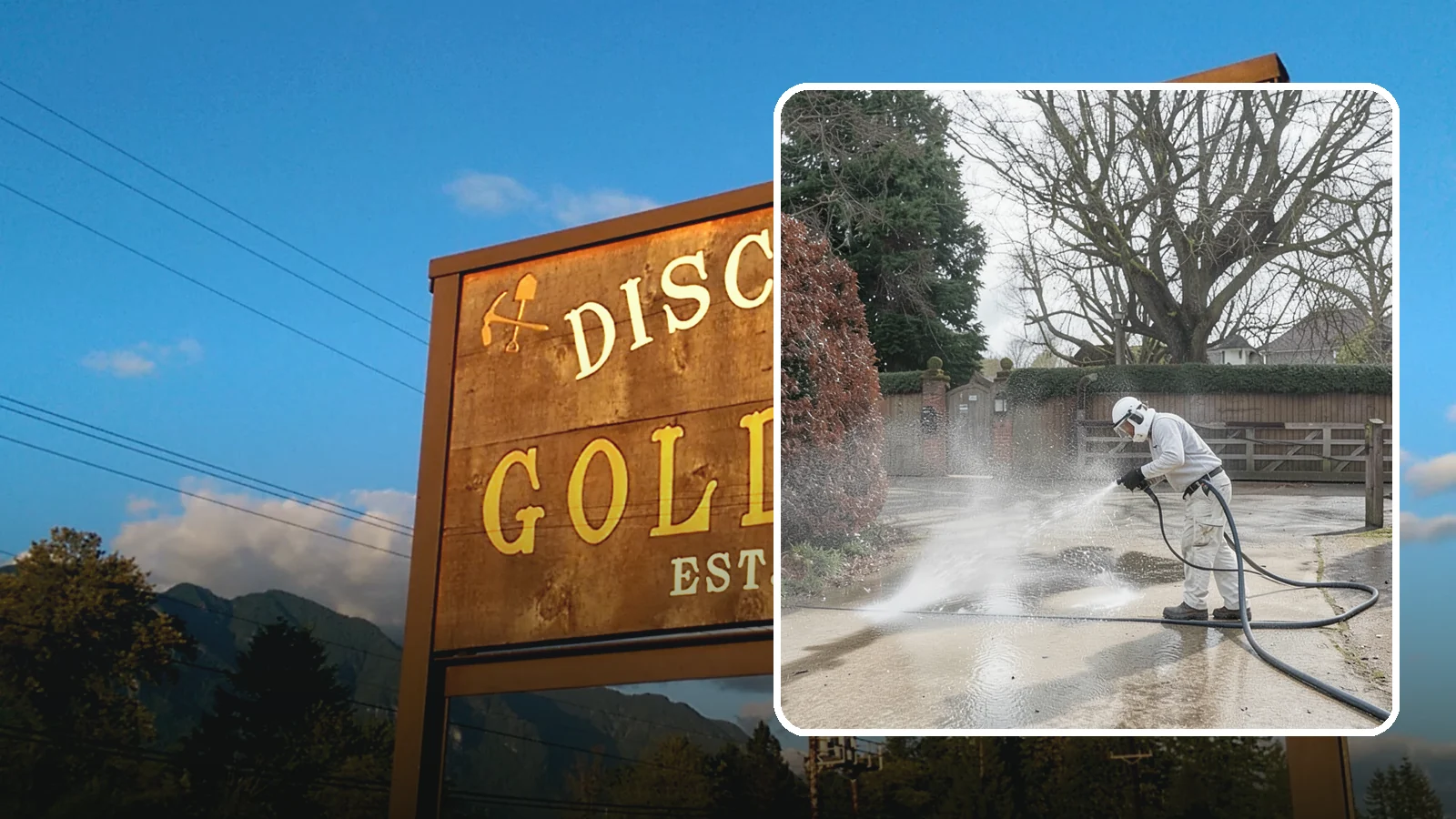 Driveway Restoration Cleaning in Gold Bar, Snohomish County, WA - Intensive restoration cleaning that revives severely neglected or heavily stained Washington driveways.