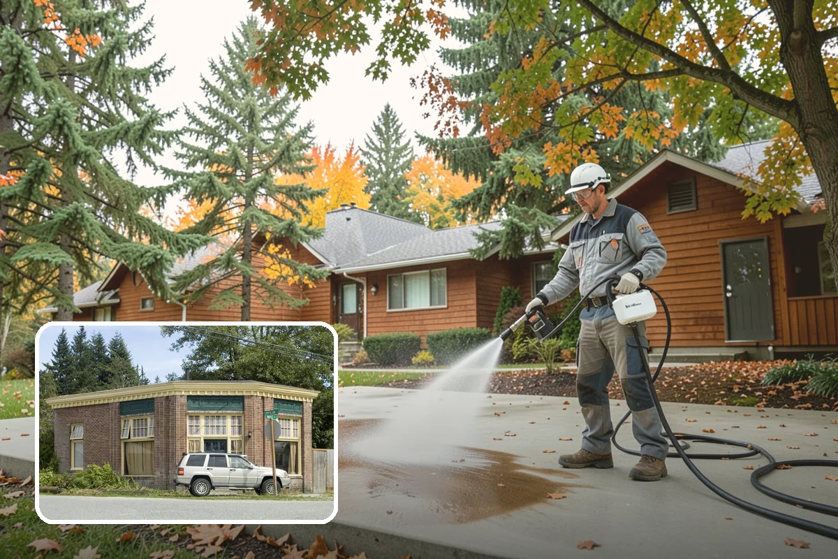 Driveway Restoration Cleaning in Hamilton, Skagit County, WA - Revives heavily neglected and stained driveways