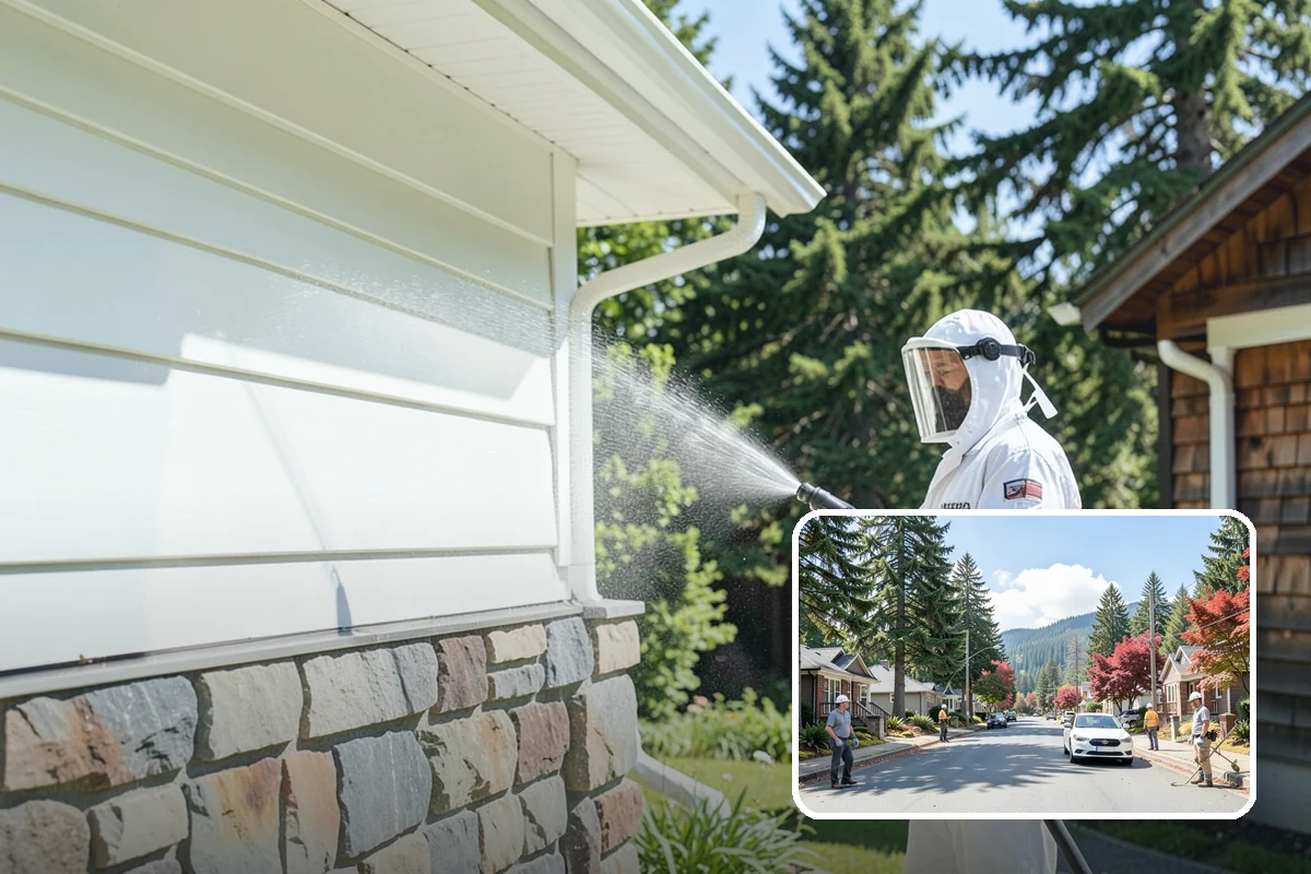 Driveway Restoration Cleaning in Hunts Point, King County, WA - Revives heavily neglected and stained driveways