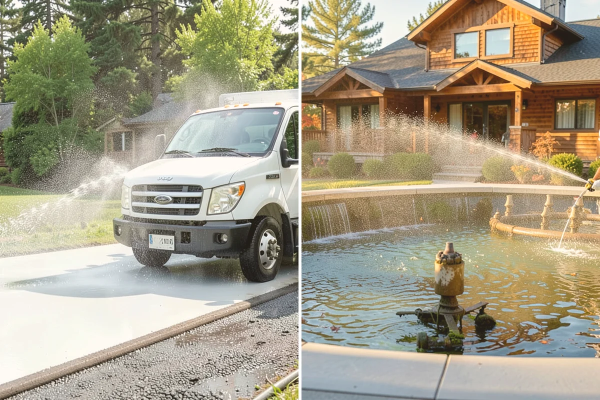 Driveway Restoration Cleaning in Index, Snohomish County, WA - Assess all forms of staining, growth, and grime present