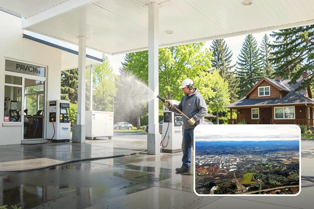 Driveway Restoration Cleaning in Kent, King County, WA - Revives heavily neglected and stained driveways