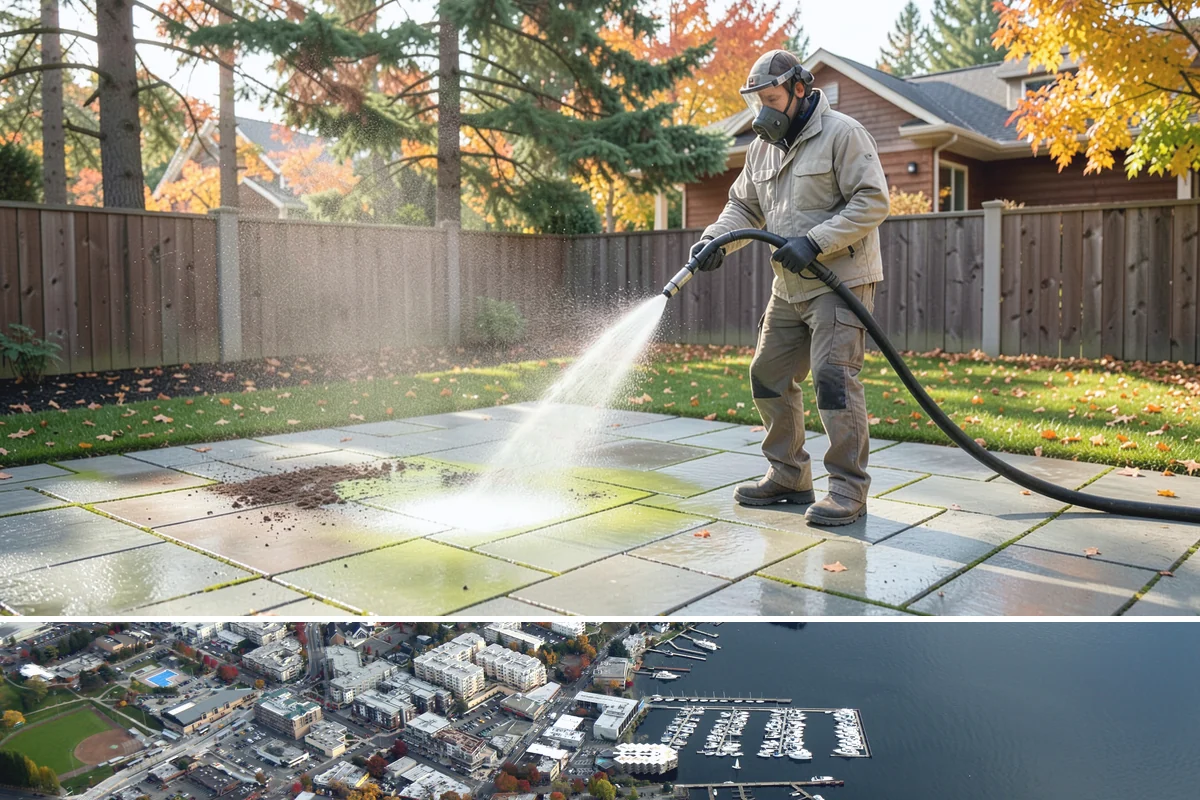 Driveway Restoration Cleaning in Kirkland, King County, WA - Plan restoration work for the dry season when multiple treatment stages can proceed without rain delays.