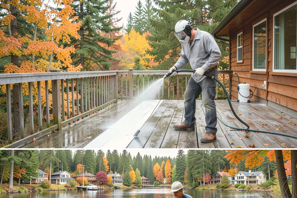 Driveway Restoration Cleaning in La Conner, Skagit County, WA - Plan restoration work for the dry season when multiple treatment stages can proceed without rain delays.