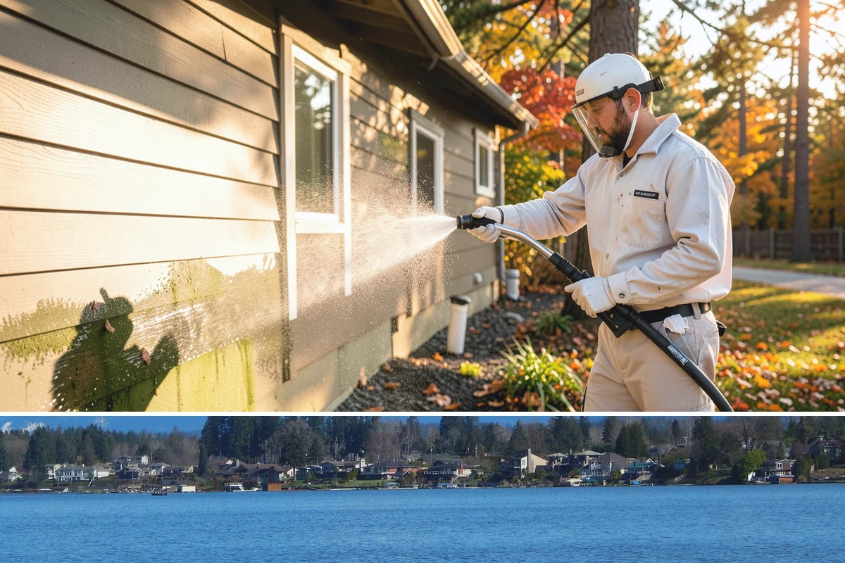 Driveway Restoration Cleaning in Lake Stevens, Snohomish County, WA - Plan restoration work for the dry season when multiple treatment stages can proceed without rain delays.