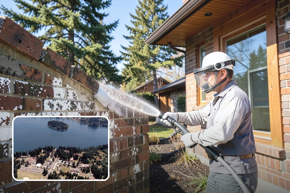 Driveway Restoration Cleaning in Lakewood, Pierce County, WA - Revives heavily neglected and stained driveways
