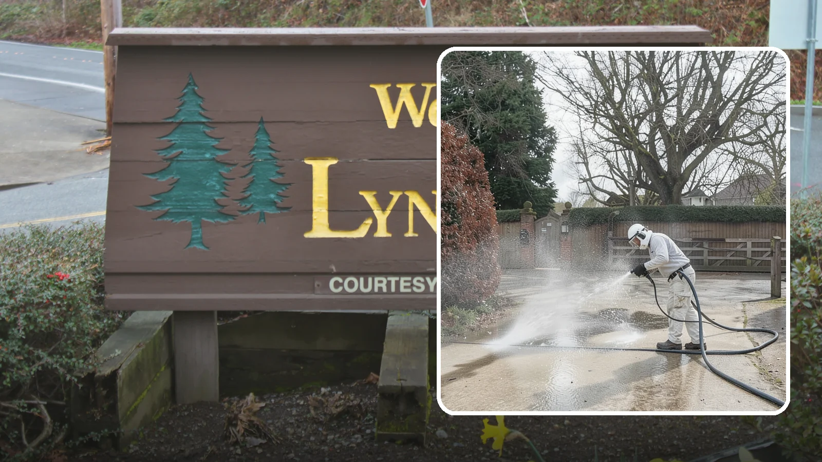 Driveway Restoration Cleaning in Lynnwood, Snohomish County, WA - Intensive restoration cleaning that revives severely neglected or heavily stained Washington driveways.