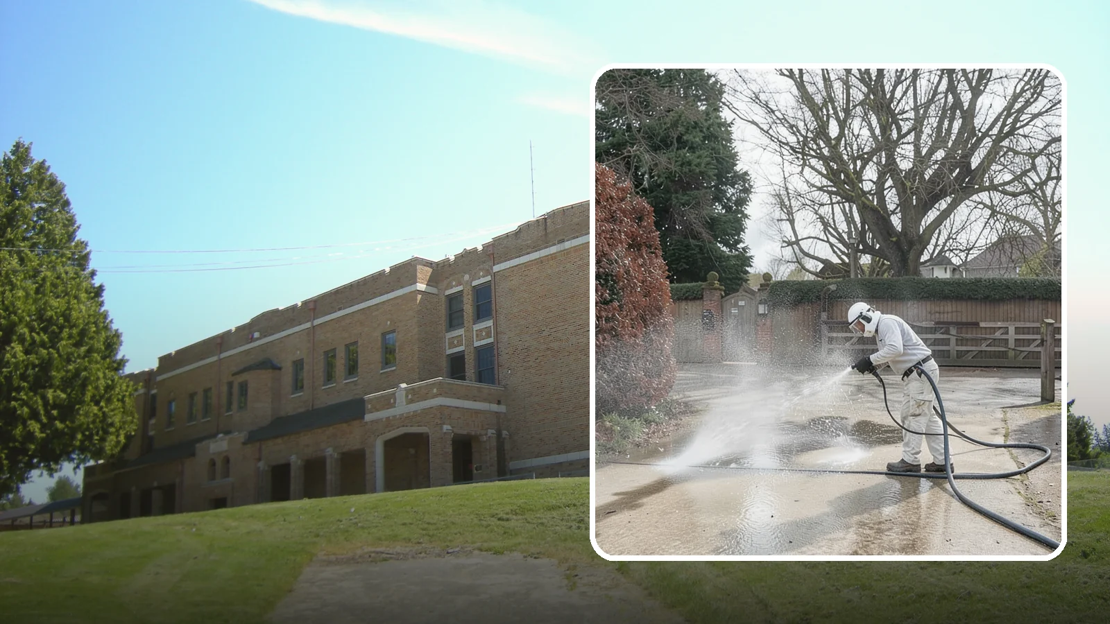 Driveway Restoration Cleaning in Maple Valley, King County, WA - Intensive restoration cleaning that revives severely neglected or heavily stained Washington driveways.