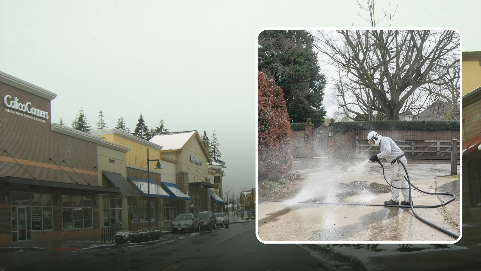 Driveway Restoration Cleaning in Mill Creek, Snohomish County, WA - Intensive restoration cleaning that revives severely neglected or heavily stained Washington driveways.