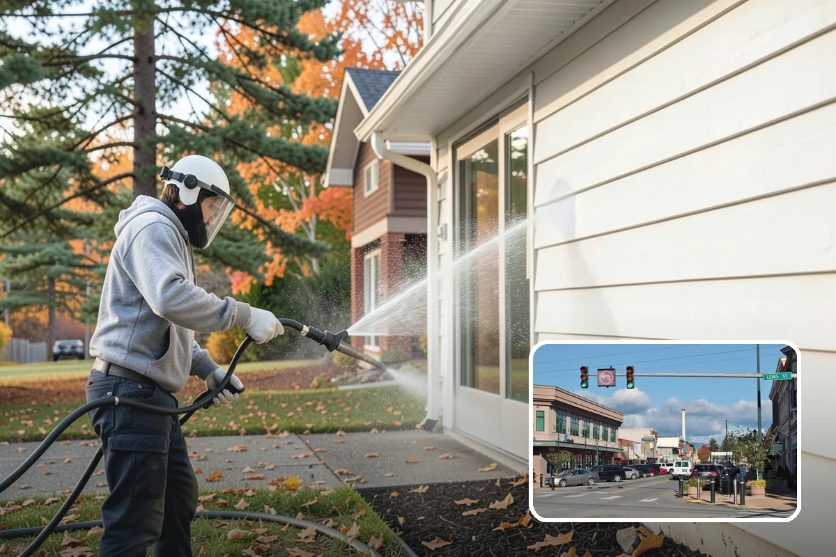 Driveway Restoration Cleaning in Monroe, Snohomish County, WA - Revives heavily neglected and stained driveways