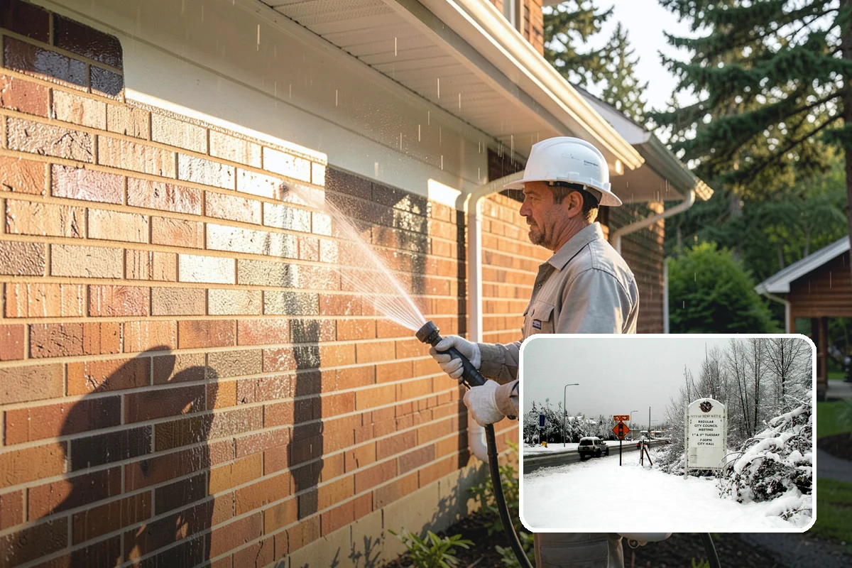 Driveway Restoration Cleaning in Newcastle, King County, WA - Revives heavily neglected and stained driveways