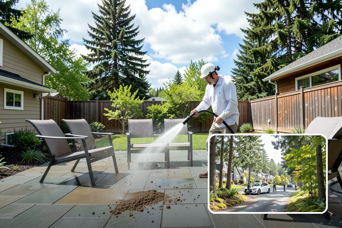 Driveway Restoration Cleaning in Normandy Park, King County, WA - Revives heavily neglected and stained driveways