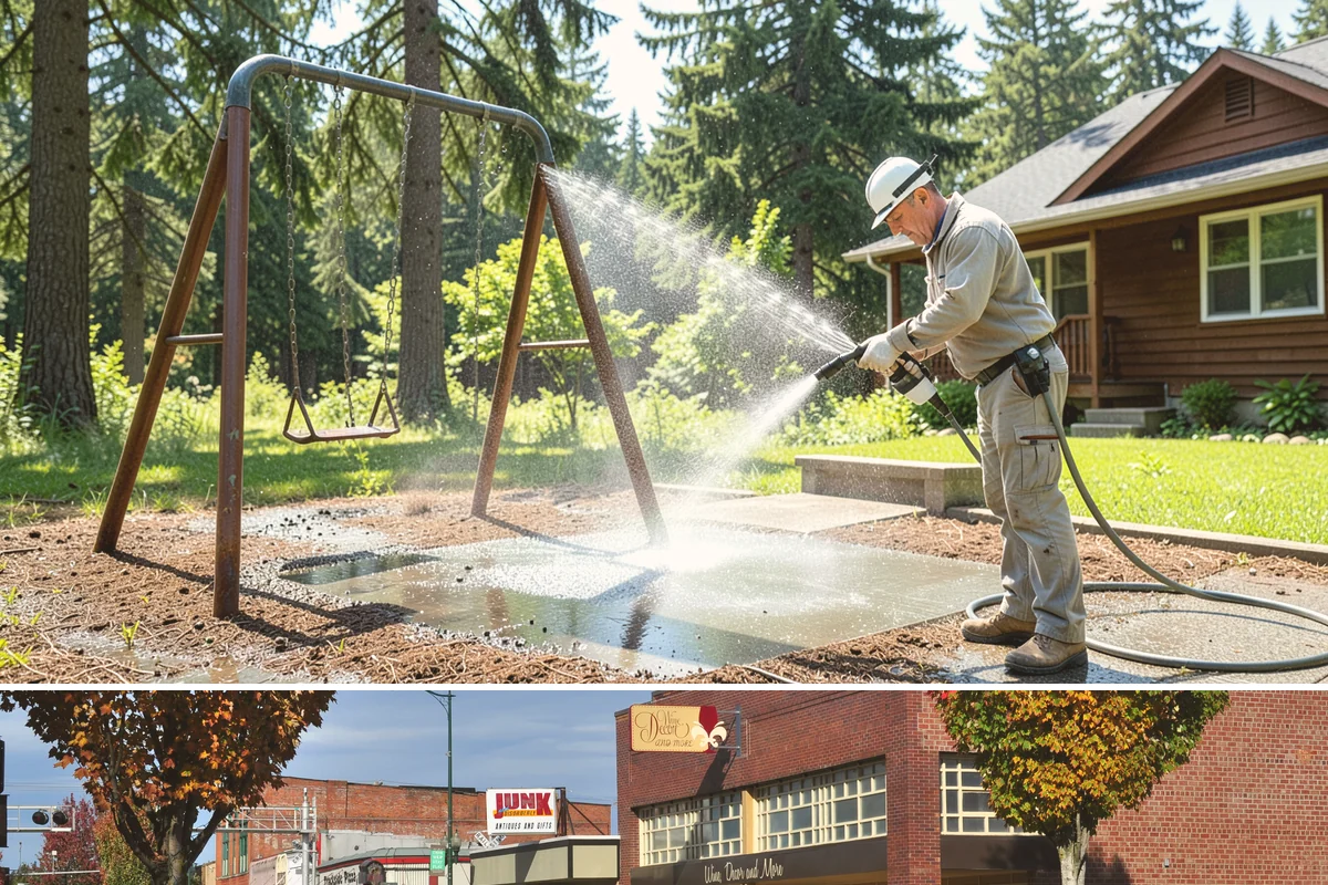 Driveway Restoration Cleaning in Puyallup, Pierce County, WA - Plan restoration work for the dry season when multiple treatment stages can proceed without rain delays.