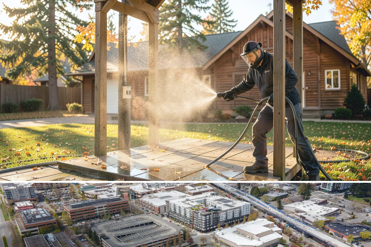 Driveway Restoration Cleaning in Redmond, King County, WA - Plan restoration work for the dry season when multiple treatment stages can proceed without rain delays.