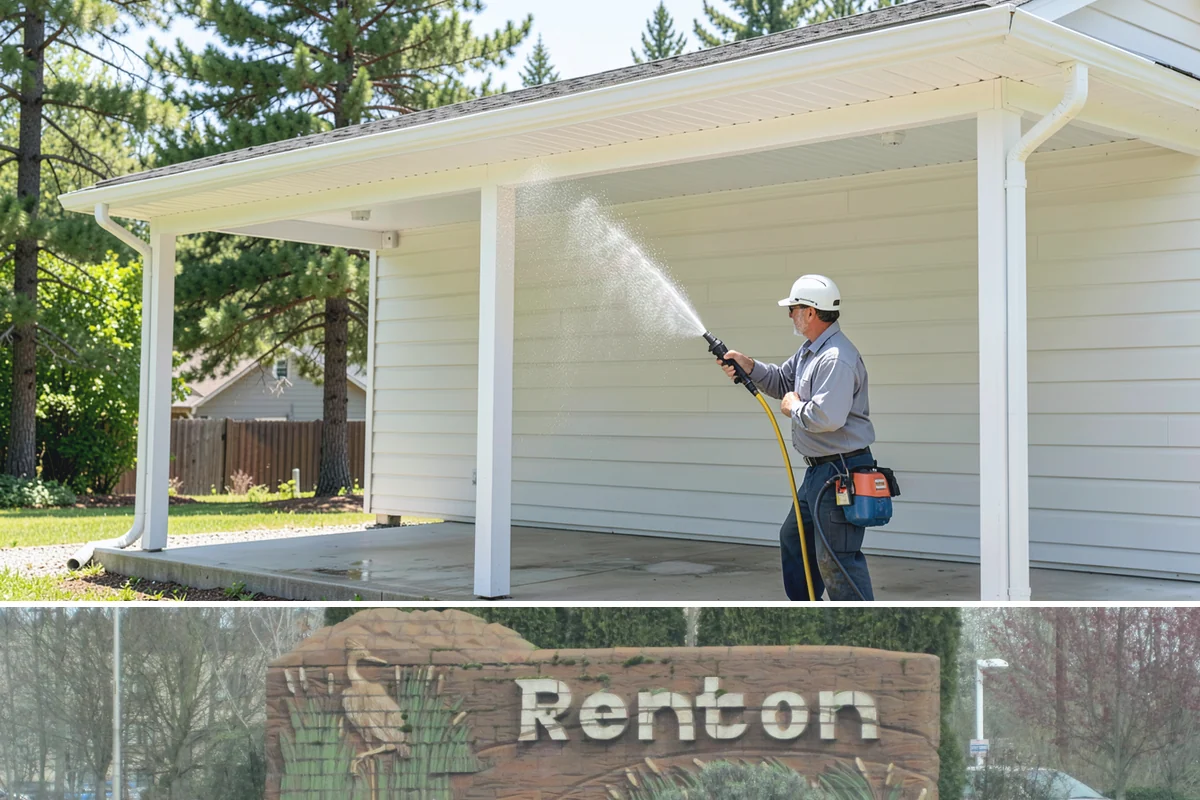 Driveway Restoration Cleaning in Renton, King County, WA - Plan restoration work for the dry season when multiple treatment stages can proceed without rain delays.
