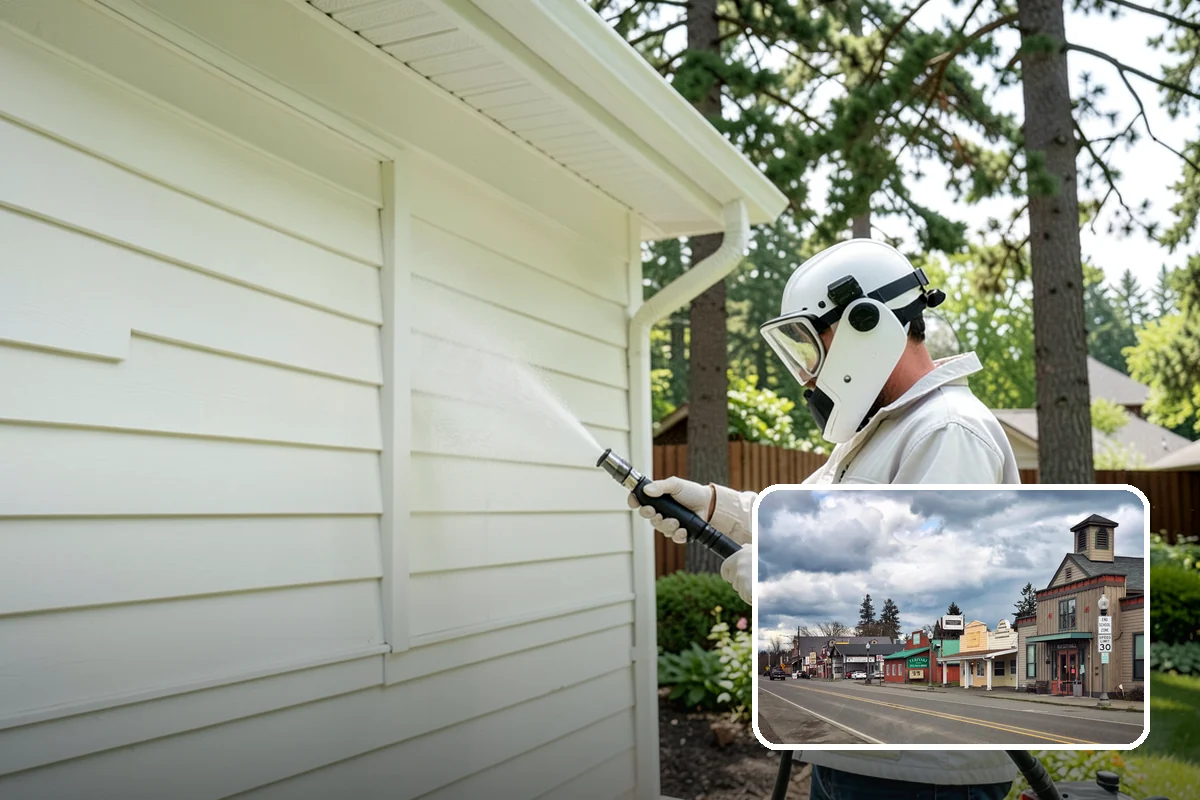 Driveway Restoration Cleaning in Roy, Pierce County, WA - Revives heavily neglected and stained driveways